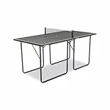 JOOLA Tischtennisplatte Midsize, mittelgroße inklusive Netz, Dark-Grey, 19117, 168 x 84 x 76 cm