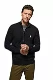 Polo Club Herren Pullover Langarm mit V-Ausschnitt und Knöpfe - Strickjacken 100% Baumwolle - Winterjacke