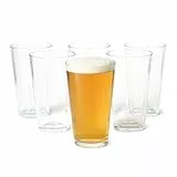 Amazon Basics Pint-Gläser, 6-Teiliges Set, 473,2ml, Spülmaschinenfest