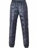 HOTIAN Herren Daunenhose Winter Warme Ultralight Gefüllte Thermohose Winddichte Skihose Outdoor Camping Isolierte Hose mit Reißverschlusstaschen