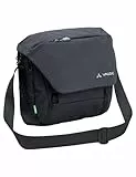 VAUDE Umhängetasche ROM S III - hochwertige Messenger Bag Herren & Damen aus recyceltem PET, wasserabweisende Schultertasche mit Notebook-Fach - black, Einheitsgröße
