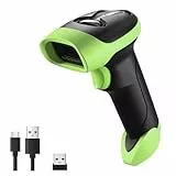 NetumScan USB Wireless Bluetooth Barcode Scanner 1D 2D QR Handheld Barcode Reader Compatible with Computer for Pos System, Supermarket, Warehouse, Retail Store NSL8BL Pro