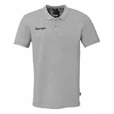 Kempa Herren Prime Shirt Polo, Dark grau Melange, S