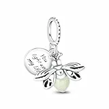 QIKAOLA 925 Sterling Silber Charms Beads für Pandora Strand Ozean Liebe Familie Tiere Charms Anhänger Fit für europäische Armbänder und Halsketten
