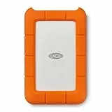 LaCie Rugged 2TB tragbare externe Festplatte, 2.5 Zoll, PC & Mac, inkl. USB-C w/o USB-A Kabel, inkl. Rescue Service (STFR2000800)