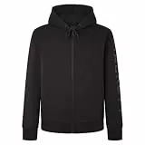 Hackett London Herren Essential Hoody Fz Sweatshirt, Black (Black/Grey), M