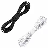 Akicderu Gummiseil, 3 mm*20 m Expanderseil, Vielseitige Gummikordel, Stark elastisches Gummischnur, Gummiband, Planenseil, Spannseil für DIY, Gepäck, Camping