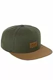 Reell Cap Suede 6-Panel Cap, Dark Olive, Einheitsgröße