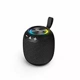 Hama Bluetooth Lautsprecher Bomb 3.0, 16W (wasserdicht IPX7, LED Beleuchtung, mit Akku, 10 Stunden Musik, True Wireless Stereo, mit Hängeschlaufe, universal, Bluetooth Box, Musikbox) schwarz