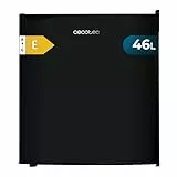 Cecotec Mini-Kühlschrank - 46 l Kühlschrank GrandCooler 20000 L SilentCompress Black. Höhe 48,7 cm, Breite 48 cm, Niedriger Energieverbrauch, Umkehrbare Tür, Zyklischer Betrieb, Kompaktes Design