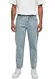 Southpole Herren Spray Logo Denim Retro LtBlue Destroyed Washed, 32