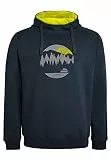 ELKLINE Herren Hoodie Placetobe | Kapuzenpullver mit Bulli Print Baumwolle | 1031077, Größe:S, Farbe:blueshadow