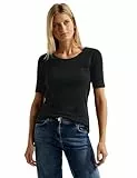 Cecil Damen Lena T Shirt, Schwarz (Black 10001), XXL EU