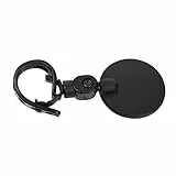 iplusmile 2stücke Motorrad Seitenspiegel Lenkerrückspiegel Drehbarer Fahrrad Spiegel Robust Fahrrad Spiegel Leicht Installieren Drehdesign Klarer Sichtfeld