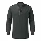 Generisch Oktoberfest Hemd Herren, Langarm Trachten Freizeithemd Herren Kleidung Hemden Männer Übergröße Kariert Sommer Weißes Trachtenhemd Wiesnkoenig Weiß Shirt (S, Grau)