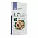 Wholefood Earth Bio-Jumbo-Haferflocken ohne Gluten – 3 kg | GVO-frei | Vegan | Ballaststoffreich | Bio-zertifiziert