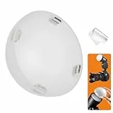 Godox AK-R11 Kuppeldiffusor, kompatibel mit Godox V1, V100, V1 Pro Rundkopf-Blitz, AD100 Pro, AD200 Pro II Rundkopf Flash und LED-Videolicht RS60R, RS60BI