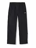 CMP - Regenfeste Damenhose mit durchgehenden seitlichen Reißverschlüssen, Schwarz, XXXL