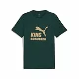 PUMA Herren Borussia Mönchengladbach King Logo T-Shirt L, Dark Myrtle Gold Green