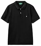 United Colors of Benetton Herren Polo Shirt M/M 3089j3179 Polohemd, Schwarz 100, XS