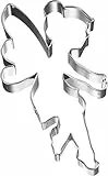 Birkmann 1010719810 Ausstechform Fee fliegend, 11 cm, metallisch, Grau, 5 x 3 x 2 cm…
