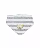 Steiff Unisex – Baby, Halstuch, 0002870 Neckerchief, GR. One size (Herstellergröße:I), Grau (steiff Softgrey Melange)