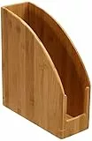 WEDO 611307 Stehsammler A4, umweltschonend (Bambus), 26,5 x 10,0 x 30,0 cm, Lieferung im attraktiven Geschenkkarton, braun