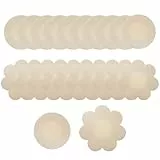 Tripetals Nippelpads Einweg Nipple Pads Ultra-dünn Brustwarzenabdeckung Selbstklebend Unsichtbare Nippel Patches für Frauen - Rund & Blumenform