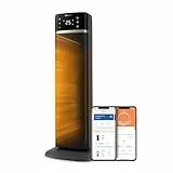Philips 5000 Turmheizlüfter, 2000W, App-gesteuert, bis zu 50% Energieersparnis, Temp-Anzeige, 5 Sicherheitsfunktionen, 4 Modi, 60° Oszillation, leise, schwarz/grau (CX5120/11)