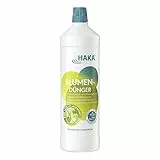 HAKA Blumendünger flüssig, 1L, stärkt Pflanzenwachstum & Blütenbildung, Universal Flüssigdünger für Zimmer-, Balkon- & Gartenpflanzen, für Obst & Gemüse, vegan, ohne Phosphat, umweltfreundlich