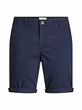 JACK & JONES Herren Chino Shorts Regular Fit 12165604,Navy Blazer,L
