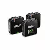 RØDE Wireless GO (Gen 3) – Kompakter kabelloser Mikrofon – Kristallklarer Klang, 32-Bit Float Aufnahme, automatische Pegelregelung, für Telefone, Kameras und Computer, Schwarz