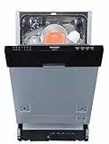 Respekta Spülmaschine vollintegriert 45 cm/Einbau-Geschirrspüler mit Besteckkorb / 6 Programme/Startzeitvorwahl / 9 Maßgedecke/leise 49 dB / GSP45VM