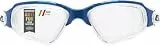 Cressi Schwimmbrille Clear Eyes - Antibeschlag & UV-Schutz beim Schwimmen & Triathlon - Nasenschutz - Schwimmzubehör - Taucherbrille Erwachsene - Klar/Blau Klar Klare Brillengläser - Einheitsgröße