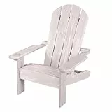 roba Outdoorstuhl für Kinder 'Deck Chair' - Gartenstuhl aus FSC zertifiziertem Holz mit Getränkehalter - Ideal für Garten, Terrasse und Picknick - Ab 18 Monaten - Grau lasiert