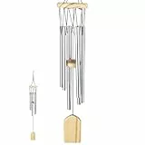 Frevoitna Windspiel Garten, Klangspiel für Draußen Hängend, Garden Wind Chimes, Hängendes Türklingel-Windspiel als Geschenk, Garten Glockenspiel, Metal Wind Chime