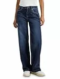 Street One Damen 3715674 Wide Leg Jeans, deep Indigo Soft Washed, 29W x 30L