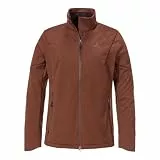 Schöffel Damen Softshell Jk Style Fracon WMS, wind- und wasserabweisende Herbstjacke mit warmer Innenseite, leichte Wanderjacke mit 2-Wege-Stretch, chocolate, 42