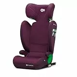 kk Kinderkraft JUNIOR FIX2 I-SIZE Kindersitz 15-36kg, mit Isofix, Gruppe 2/3, 100-150 cm, Einstellbare Rückenlehne, Kopfstütze, spezielle Sicherheitssysteme, Leicht zu tragen, Burgund, 6.3 kg