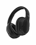 Belkin SoundForm Isolate Noise Cancelling Kopfhörer kabellos Bluetooth Kopfhörer, Headset mit Mikrofon, Over-Ear-Kopfhörer mit 60 Stunden Wiedergabe, tiefer Bass, CloudCushion Hörmuscheln – Schwarz