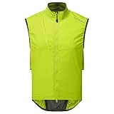 Altura Airstream Herren-Fahrradweste, leicht, wasserabweisend, verstaubar, Limettengrün – Größe XS