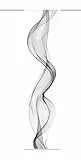 Home fashion Edmonton Schiebevorhang, Polyester, Grau, 245X60 cm