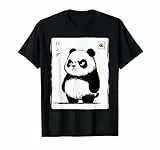 Kawaii Panda Tinte Japanische Kunst Männer Frauen Kinder Lustiger Panda T-Shirt