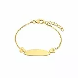 Prinzessin Lillifee 2029683 Mädchen Armband Gold Weiß Zirkonia 14 cm