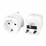 Unidapt USA Reiseadapter - Deutsch auf Amerikanisch Stromadapter Typ-B, Europa EU Schuko zu Amerika Reisestecker Netzadapter für USA Kanada Mexiko Kolumbien Thailand Steckdosenadapter 2er-Pack