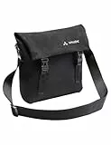 VAUDE Augsburg IV S - Lenkertasche fürs Fahrrad - mit abnehmbaren Trageband - wasserdichte Radtasche, Schwarz