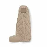 CYBEX Gold Fußsack Snøgga Mini 2, Für Babyschalen, Ab Geburt bis ca. 24 Monate, TOG 4, Warme Füllung, Almond Beige