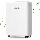 Luftentfeuchter elektrisch, 12L/Tag leiser Raumentfeuchter mit Timer, Filter und Kindersicherheitsschloss, Smart/Trocknen/Kontinuiermodus, Energiesparend, gegen Schimmel und Feuchtigkeit