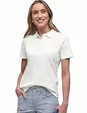 Street One Kurzarm Poloshirt in Rippstruktur Off White 40