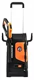 Yard Force EW U13B Hochdruckreiniger, 1800W, Betriebsdruck max. 135 bar, 450 l/h Wasserdurchlauf, Schlauchaufroller, Hochdruckpistole, Turbodüse, 6 m Druckschlauch
